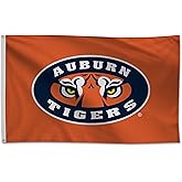 Auburn Tigers College Sports Printed Flag - NCAA Licensed - Nylon - School Banner (Orange) (3' x 5')