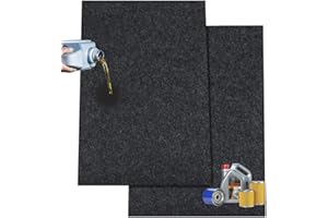 Ahpuhtan 2 Packs 36 x 60 Inch Oil Spill Mat for Garage, Garage Floor Oil Change Mat for Driveway Under Car, Oil Pads Drip Leak Mat with Weather Backing, Reusable, Washable, Non Slip, Protects Floor
