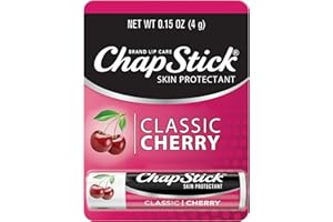 ChapStick Classic Cherry Lip Balm Tube, Flavored Lip Balm for Lip Care on Chafed, Chapped or Cracked Lips - 0.15 Oz