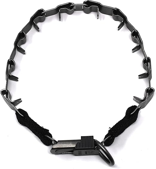 matte black dog collar