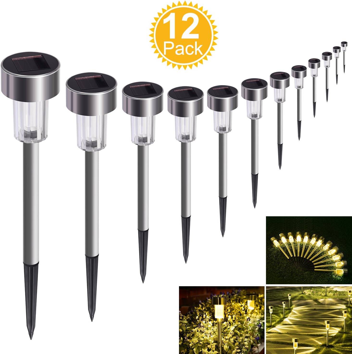 Best Solarglow Stainless Steel Led Solar Garden Lights