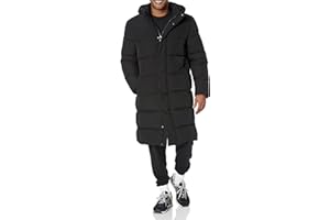 鶹 Essentials Mens Recycled Polyester Hooded Long Puffer