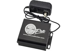 MouseBlocker Prox 120V Plug-in Ultrasonic Mouse and Rodent Deterrent with Dual Strobing LEDs for Your Vehicle