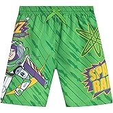 Disney Boys Swim Trunks - Cars Lightning McQueen Mickey Mouse Toy Story Buzz Lightyear Toddler Boy Swim Shorts (Sizes: 2T-7)