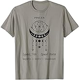 Retro Pisces Birthday Symbol Horoscope Zodiac Sign Astrology T-Shirt