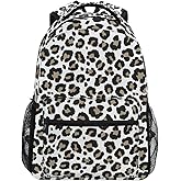 ALAZA Cheetah Leopard Print Animal Skin Large Backpack for Kids Boys Girls Student Personalized Laptop iPad Tablet Travel School Bag with Multiple Pockets