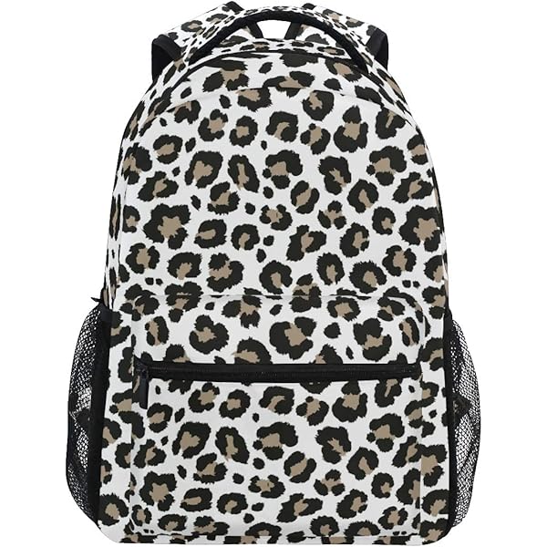 バッグ glad news leopard backpack Amazon.com: Leopard with Bows Backpack for Women Anti Theft