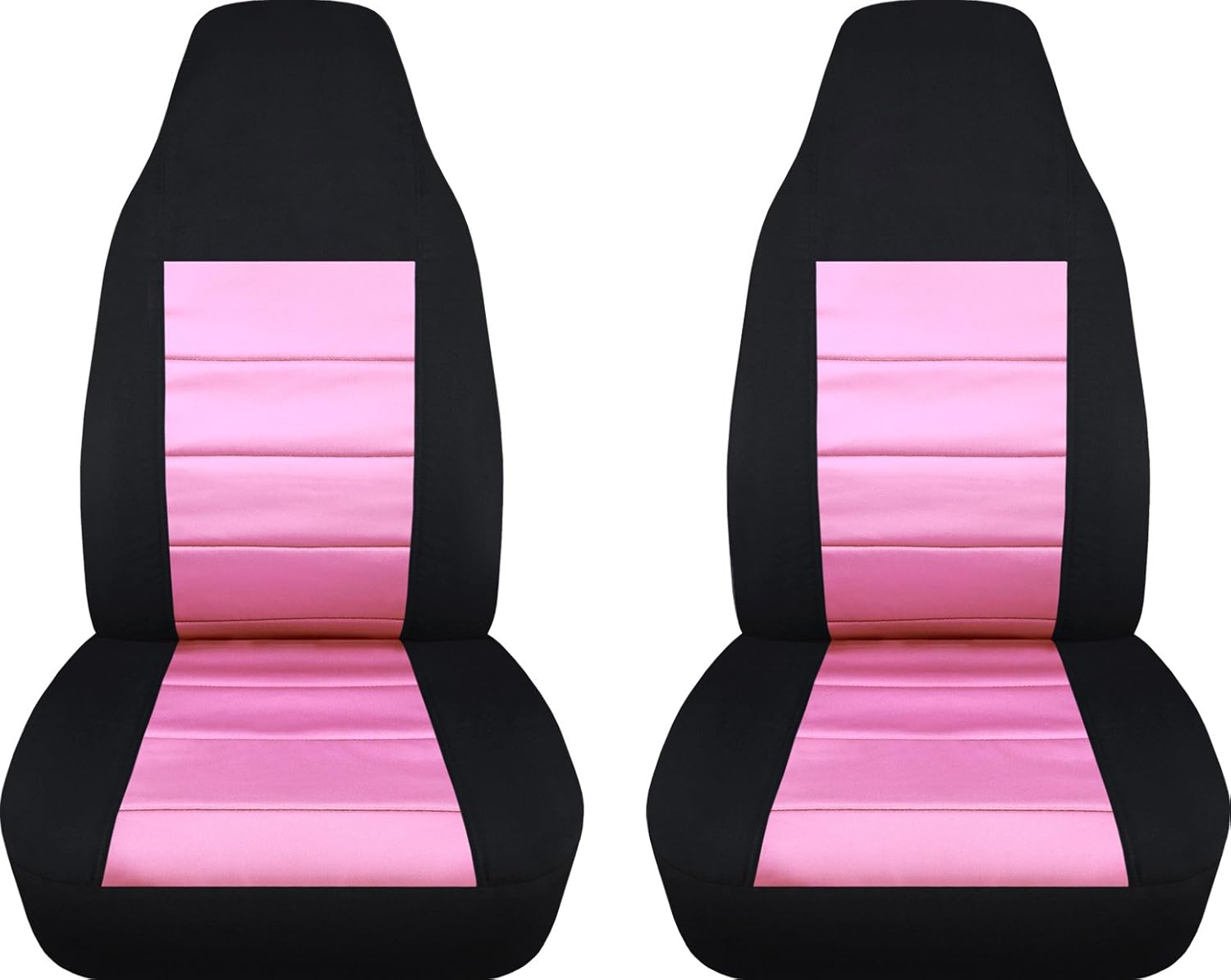 Totally Covers 2Tone Car Seat Covers Black and Sweet Pink