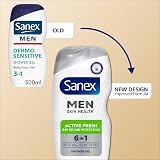 Sanex Men Skin Health Active Fresh Shower Gel 400ml 6 pack 0% Sulphates view 3