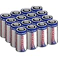Tenergy 3V CR123A Lithium Battery, High Performance 1500mAh CR123A Cell Batteries PTC Protected for Cameras, Flashlight Replacement CR123A Batteries, 16-Pack (Non-Rechargeable)