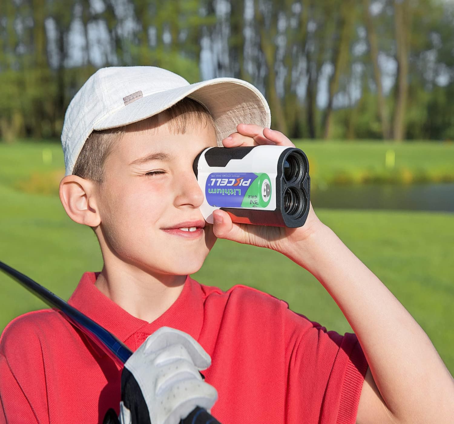 PKCELL CR2 Battery 4 Pack CR2 3V Lithium Battery for Golf Range Finder, Flashlight and More