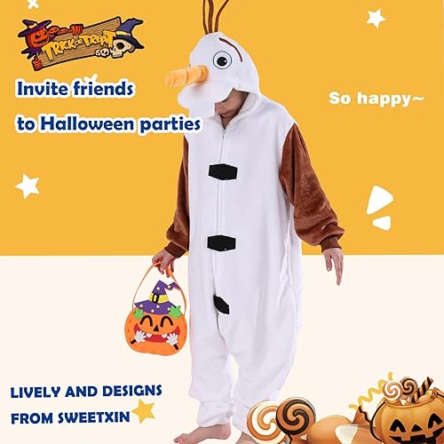Costume Olaf One Piece Pajamas SWEETXIN Kids Unise Onesie Pajamas