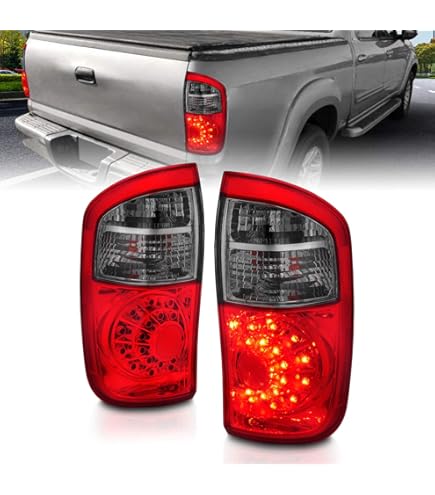 Pair Of Black Housing Clear Lens Taillights For 2000-2006 Toyota Tundra Regular Cab & Access Cab | Eagle Eyes Brand