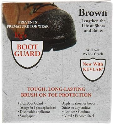 kg's boot guard brush on toe protection