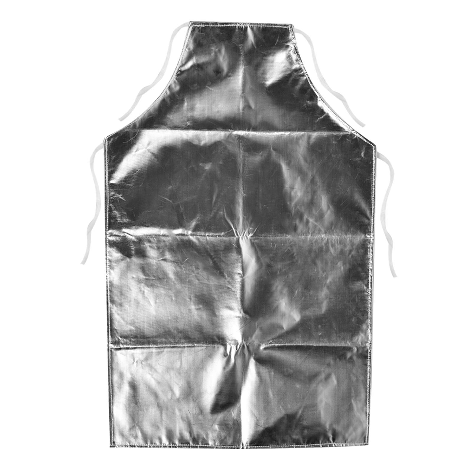 Heat Resistant Apron, Aluminum Foil Apron 1000°C Heat Resistant Apron High Temperature Resistant Working Apron