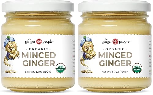Ginger People Organic Minced Ginger, No Artificial Ingredients, 6.7 Ounces (Pack Of 2)