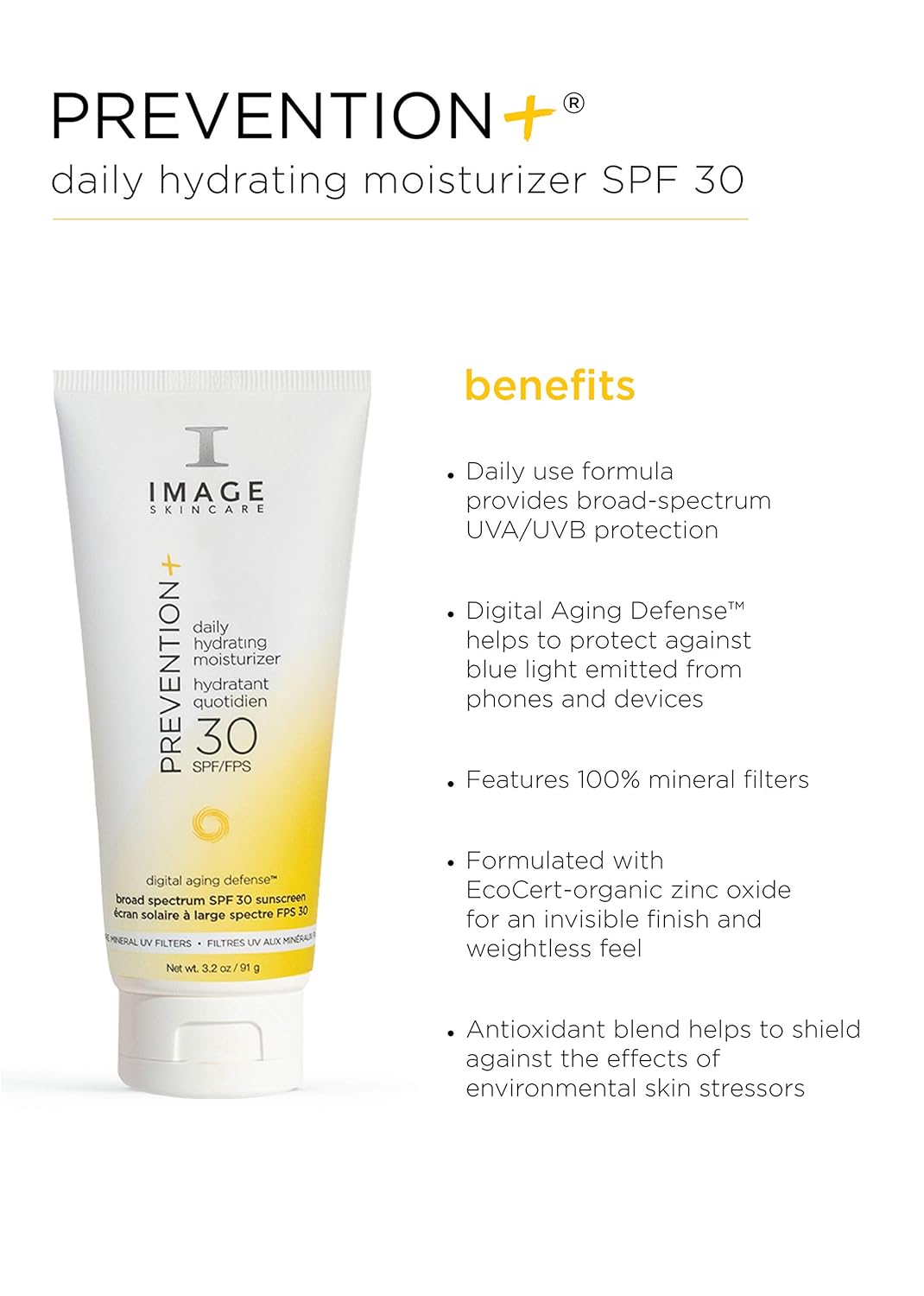 image skincare prevention  daily hydrating moisturizer spf 30