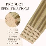 GOO GOO Tape In Hair Extensions 18 inch 25g 10pcs 16/22A Golden Blonde view 3