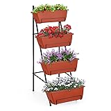 OYEAL Raised Garden Bed 4 Tier Vertical Garden