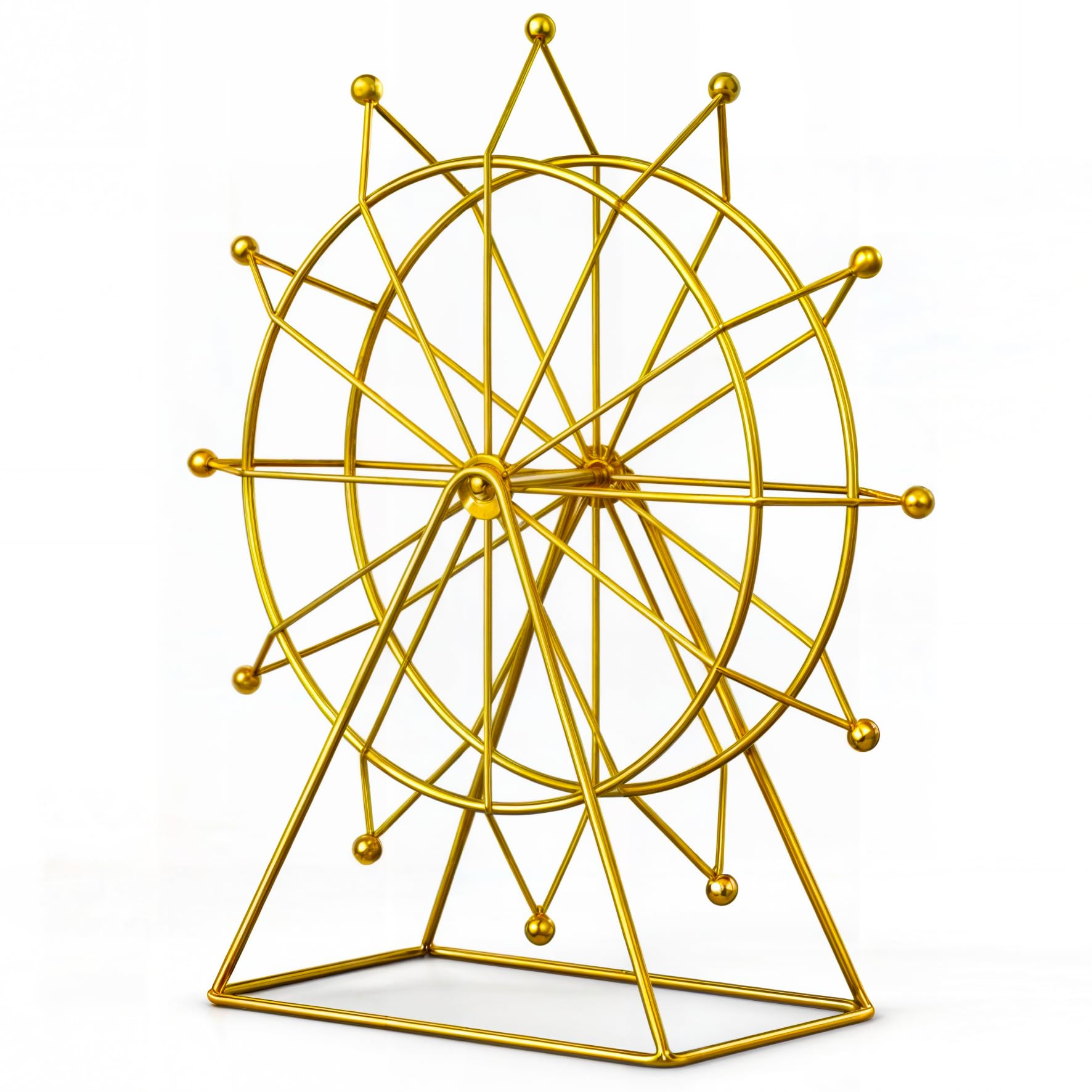 Photo 1 of ARTACCEN Ferris Wheel Bookshelf Decor – Gold Decor Modern Gift - Shelf Decor Accents Ornament - House Decorations Living Room - Fireplace Decor or Desk Decor - Entryway Decor. (Art Deco)