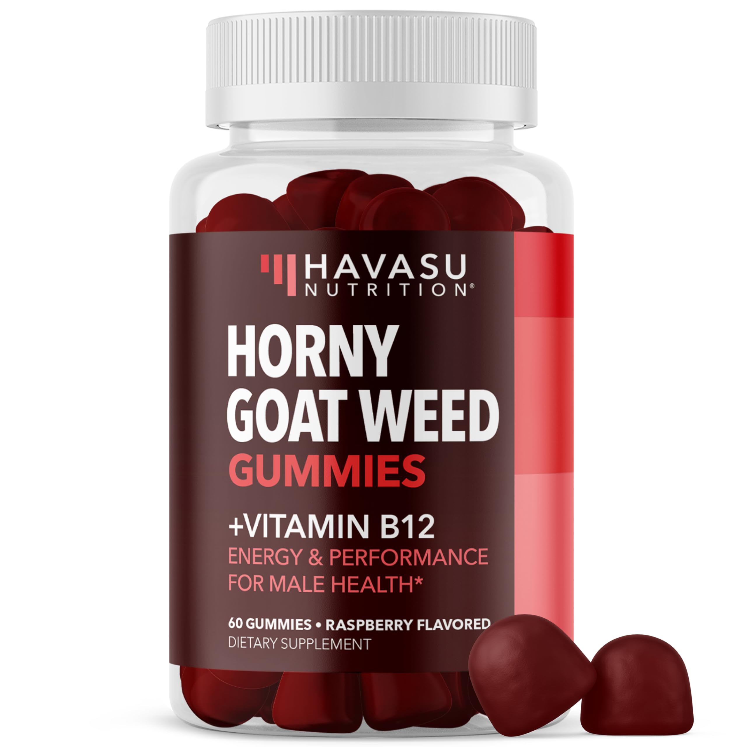 Horny Goat Weed Gummies (Raspberry)