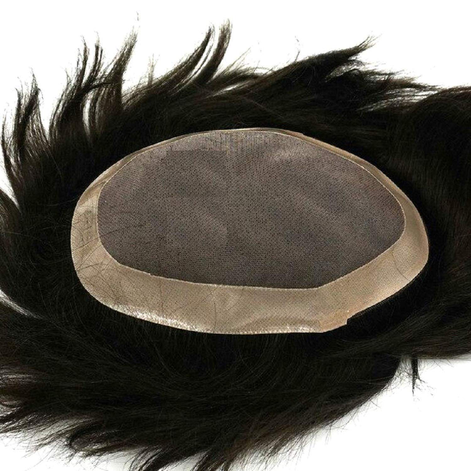 Maahal Human Hair Patch Human Hair Toupee Men Wig To Cover