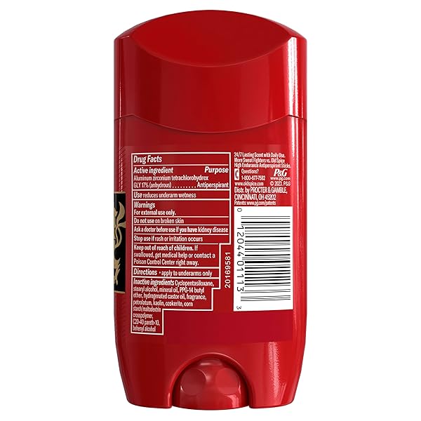 OLD SPICE ALUMINUM FREE DEODORANT FOR MEN, 24/7 ODOR PROTECTION, 24/7 FRESHNESS & LASTING SCENT, CAPTAIN WITH BERGAMOT SCENT, 3.0 OZ