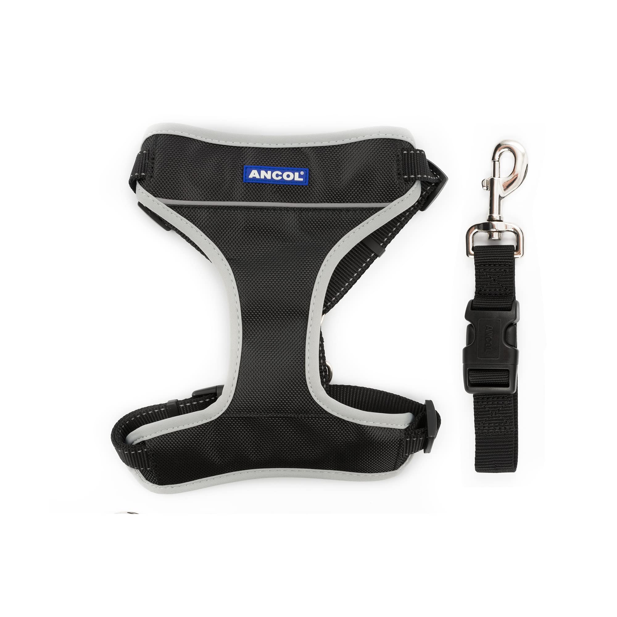 Ancol Travel Dog Harness Black XL 68-116 cm