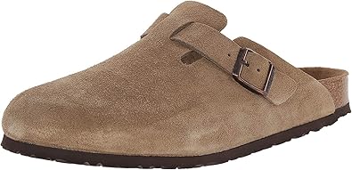 birkenstock boston taupe suede
