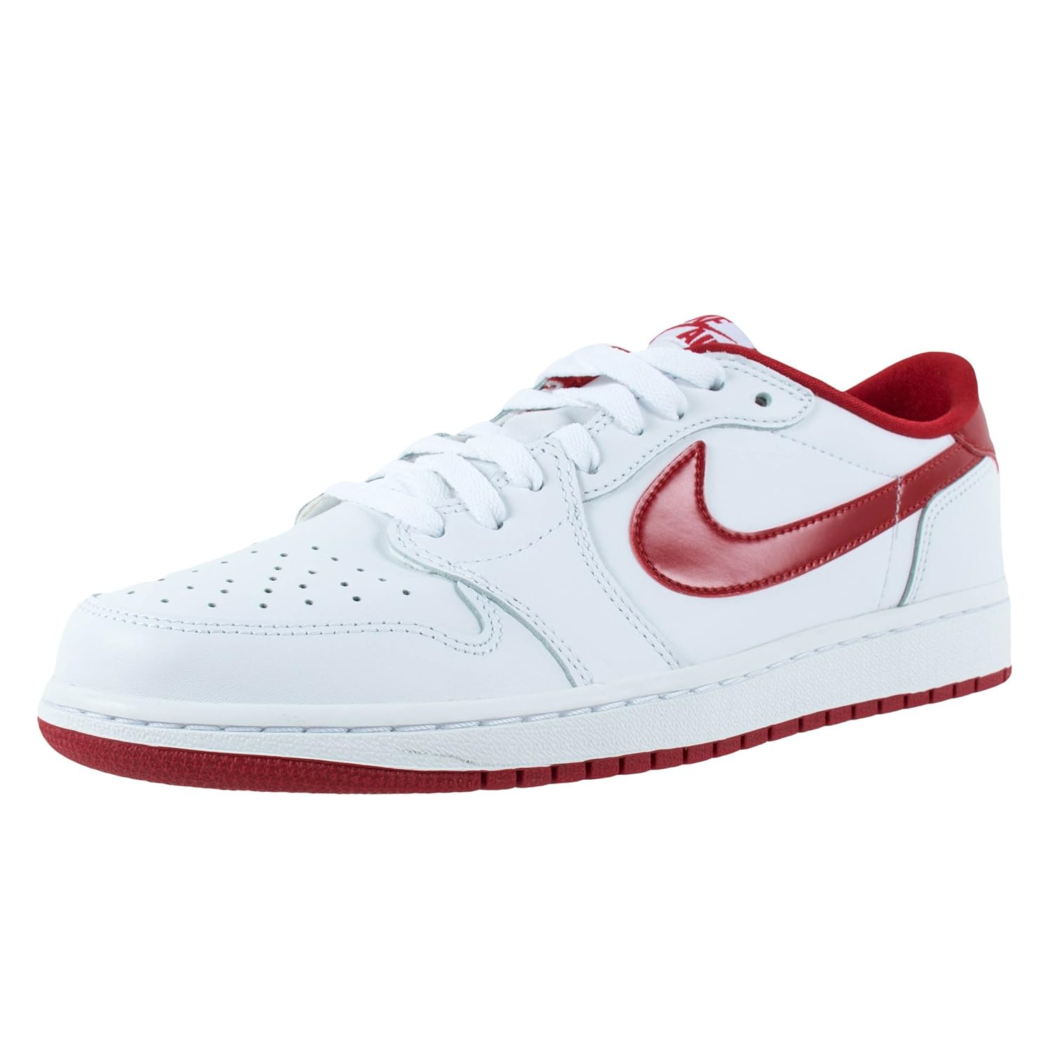 jordan 1 retro low white varsity red