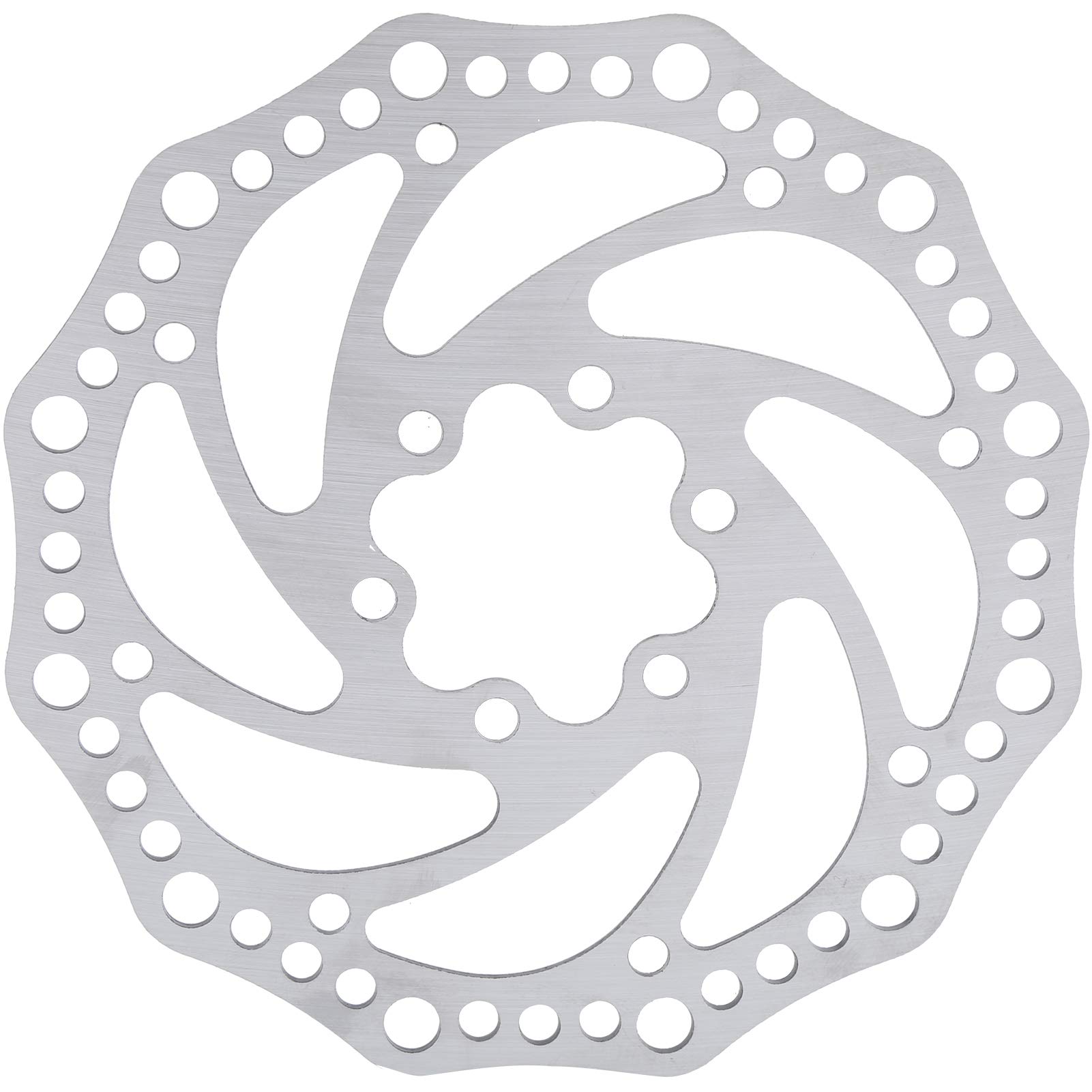 Alomejor Disc Brake 140x34mm Bike Disc Brake Rotor Stainless Steel Brake Disc for Electric Scooter Mountain Bike