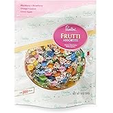 PUNTINI Frutti Assortiti Italian Jujube Candy, Individually Wrapped, 300 Ct | From Italy. Chewy Jujubes Candy for Party Bowls, Offices and Lunchboxes; Vegan, Gluten Free, Kosher; 14 oz Pouch