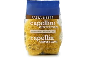 Delallo's Capellini (Angel Hair Nests) – Thin Italian Pasta for Light Sauces & Gourmet Meals (272 g)