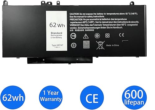 New 62wh 6mt4t Laptop Battery Replacement For Dell Latitude E5470 14 Latitude E5570 15 6 Pricision 3510 Notebook Pc Fits 7v69y Txf9m 0c1p4 79vrk 07v69y 7 6v Ezcleanpowerwashpros Com