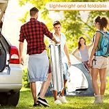 Uten Stainless Steel Large Folding Portable Charcoal BBQ Grill Outdoor view 6