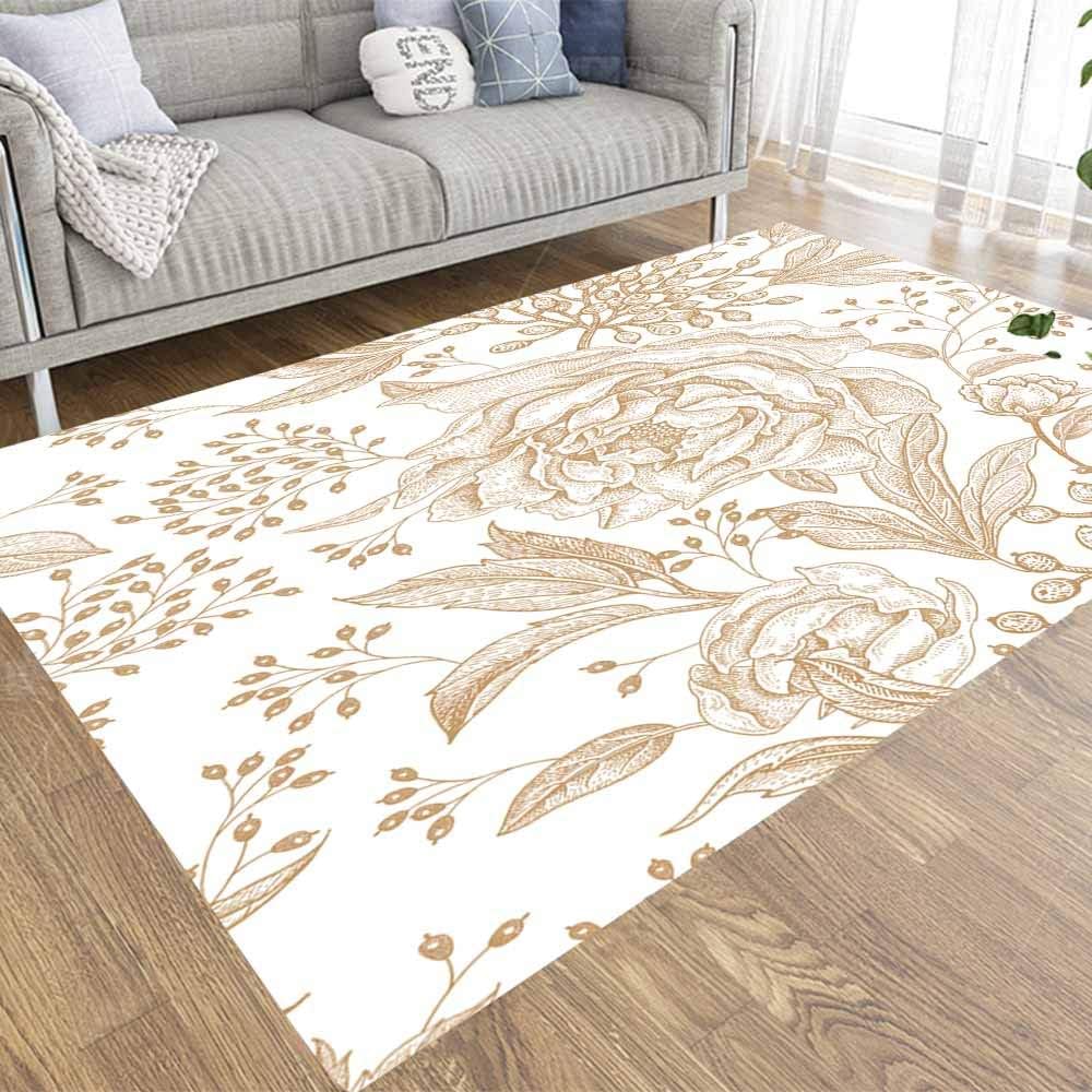 Large Area Rugs, EMMTEEY 5X7 Farmhouse Area Rug of Indoor