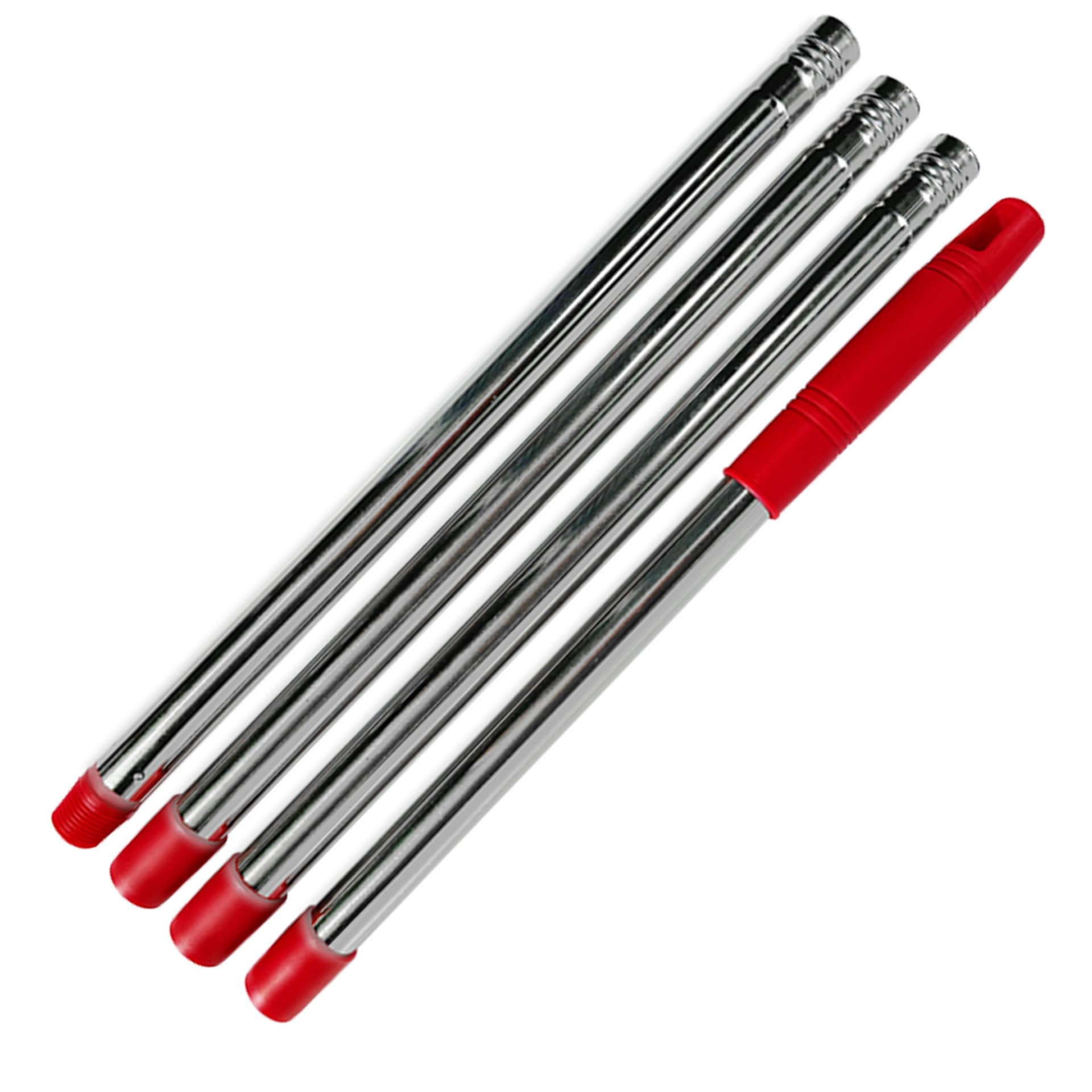 Photo 1 of Koolstuffs 4-Section Spin Mop Replacement Handle, Mop Handle Replacement Stick Compatible with Easywring Mop Handle, 30" to 58", Easy Floor Cleaning (Mop Head&Base not Included)