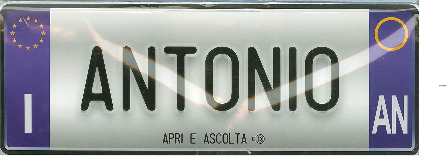 Biglietto Di Auguri Musicale Con Nome Antonio Amazon It Cancelleria E Prodotti Per Ufficio