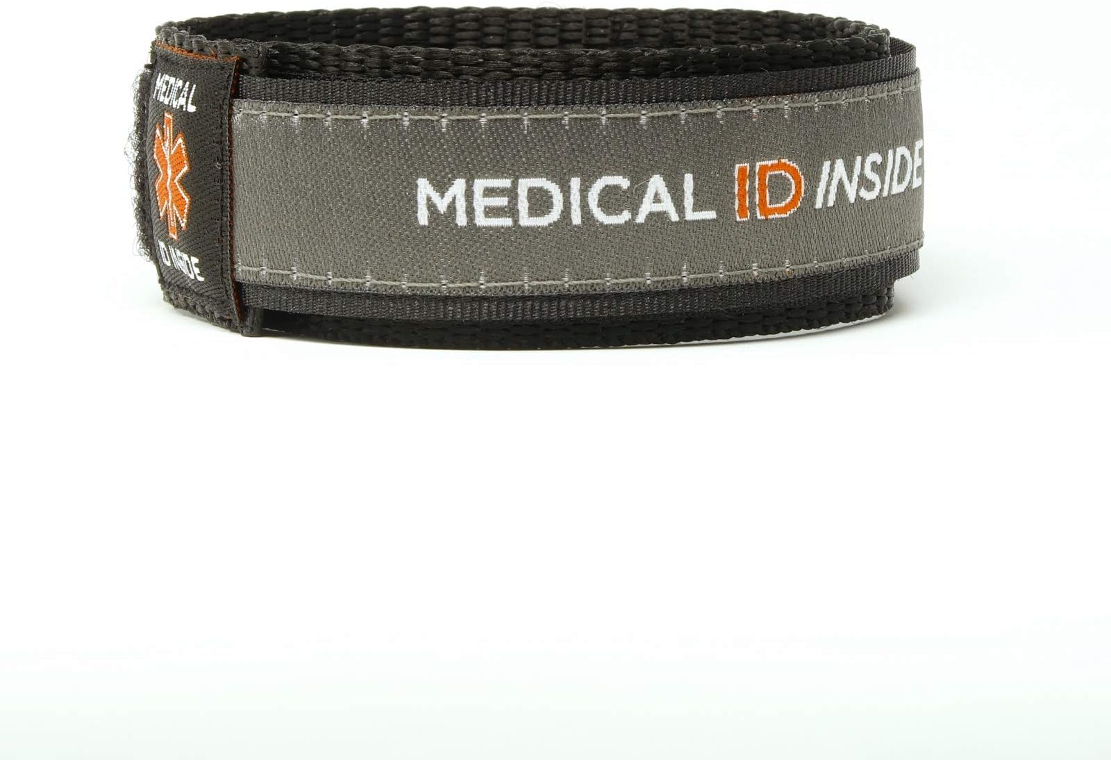Medical ID Bracelet Identity Wristband. Smartphone Compatible NFC RFID. Provides UNLIMITED Emergency ID, Contact Next of Kin Medications and other Medical Information to First Responders (Child (Small), Charcoal SMART ID)