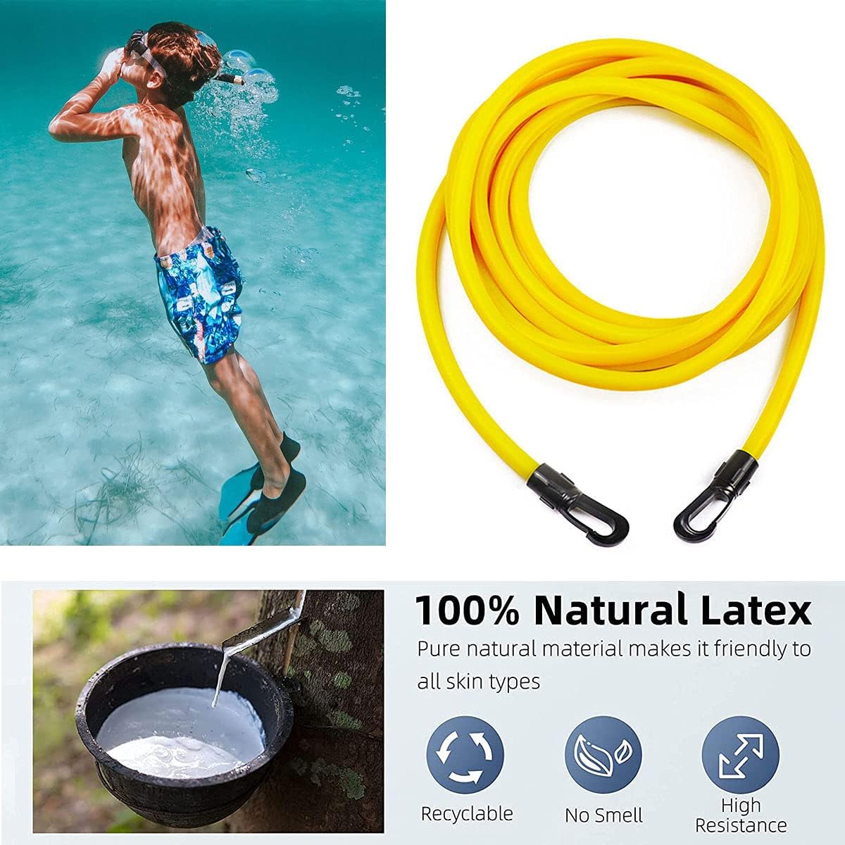 Swim Training Belts, Swim Tether Stationary Swimming, Swim Harness Swimming Resistance Belt, Swim Belt for Adults & Kids (Yellow): Sports & Outdoors