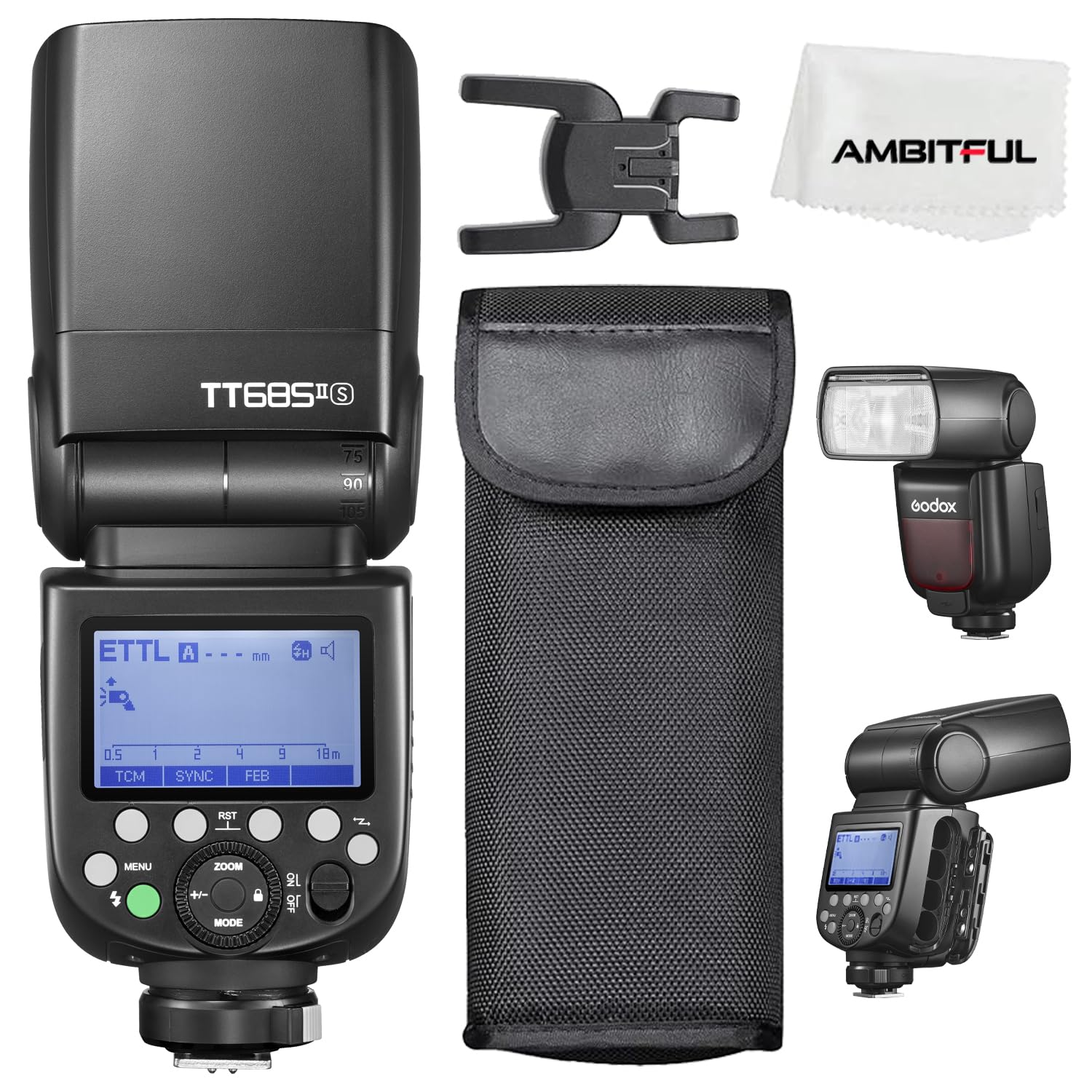 Godox TT685IIS 1/8000s HSS GN Speedlite Flash TTL TCM efficient Conversion Function Built-in Godox 2,4G X System Receiver(TT685IIS for Sony)