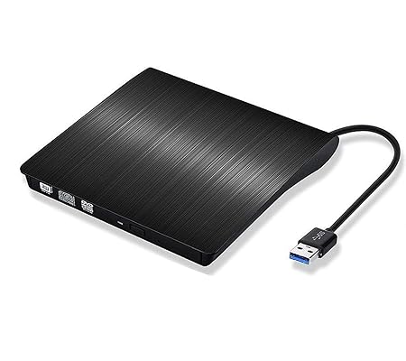 DAHSHA USB 3.0 CD DVD-RW Drive, External CD/DVD-RW Writer Burner Drive for Laptop and Desktop PC