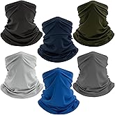 COOLZU Neck Gaiter Face Mask: Scarf Gator Breathable Balaclava Cooling Cover Masks for Men Women