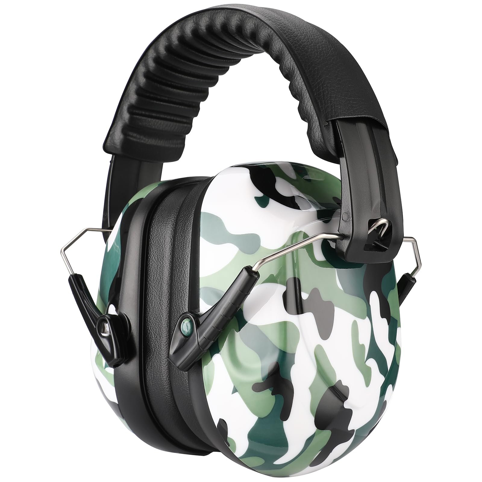 ProCase Ear Defenders Adults, NRR 28dB Noise Cancelling Headphones for Autism Kids Children, Hearing Protection Earmuffs, Sensory Headphones for Shooting Construction Mowing -Camogreen