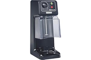 Hamilton Beach Commercial MixStation Drink Mixer, 3/4 HP Motor, Programmable, Variable Speed, Easy to Clean, NSF Certified, HMD1000 BLACK