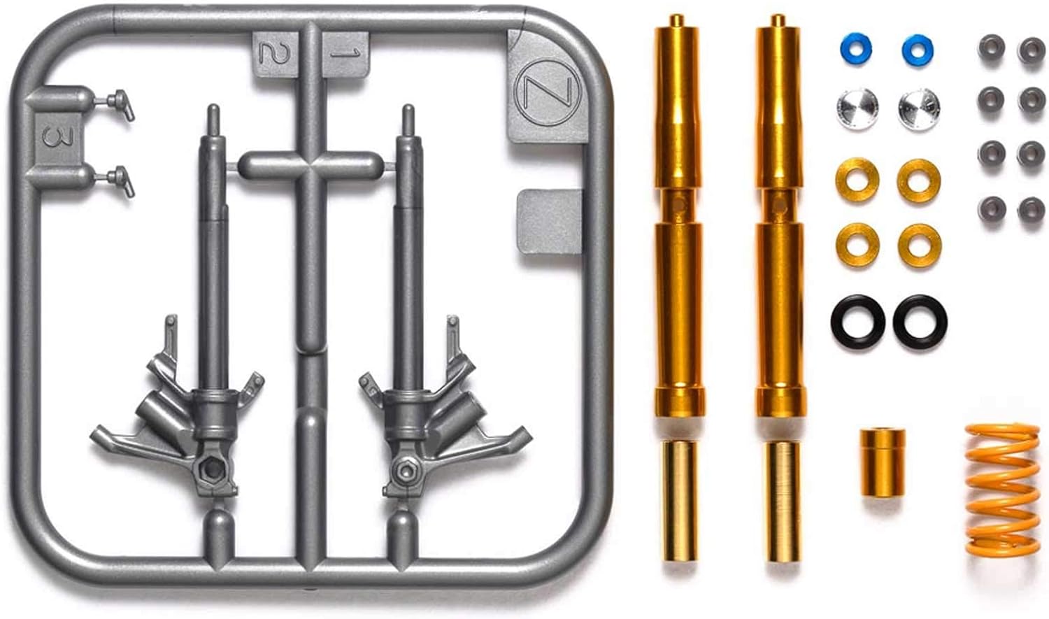 TAMIYA 1:12 Fork Set Honda CBR 1000RR-R Fireb, Faithful Replica, Model Building, Plastic Kit, Crafts, Hobby, Gluing