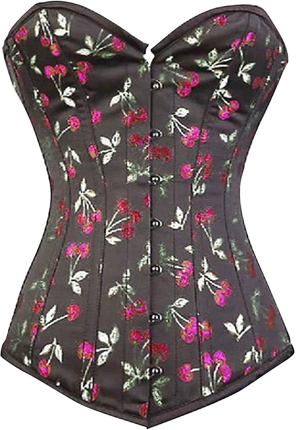 Ladies Corsets Retro Straitjacket Slimming Corsage Vintage Floral