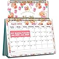 Small Desk Calendar 2025-2026 - Standing 2025 Desk Calendar, APR.2025 to JUN.2026, 8" x 6", Monthly Flip Desktop Calendar with To Do List, Your Personal Desk Calendar Planner for Home Office