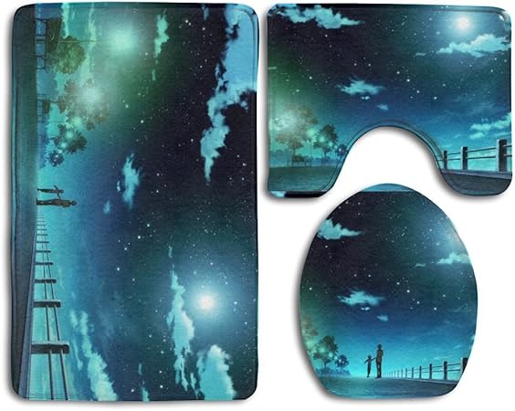 Toilet Lid Cover Absorbent Rasta Lion Jamaican Reggae Love Comfort Flannel Bathroom Rug Mats Set 3 Piece Soft Non Slip With Backing Pad Bath Mat Contour Rug Bath Rugs