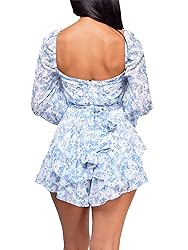LYANER Women's Floral Print Off Shoulder Long